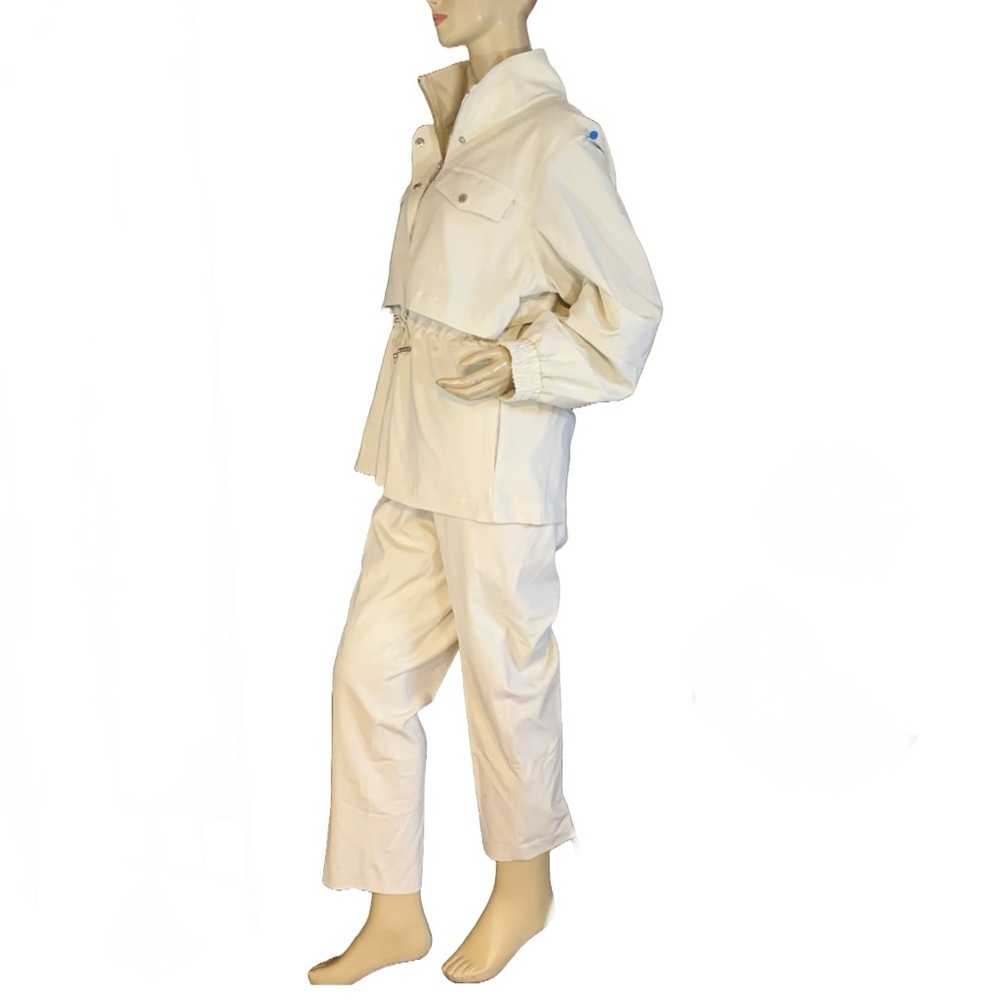 CALVIN KLEIN ECRU BEIGE TROUSERS & JACKET LEISURE SET (16/XL) - Picture 5 of 15